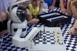 Robotiko skakisti dorise o Dhmos Xalandriou ston skakistiko omilo Xalandriou_6